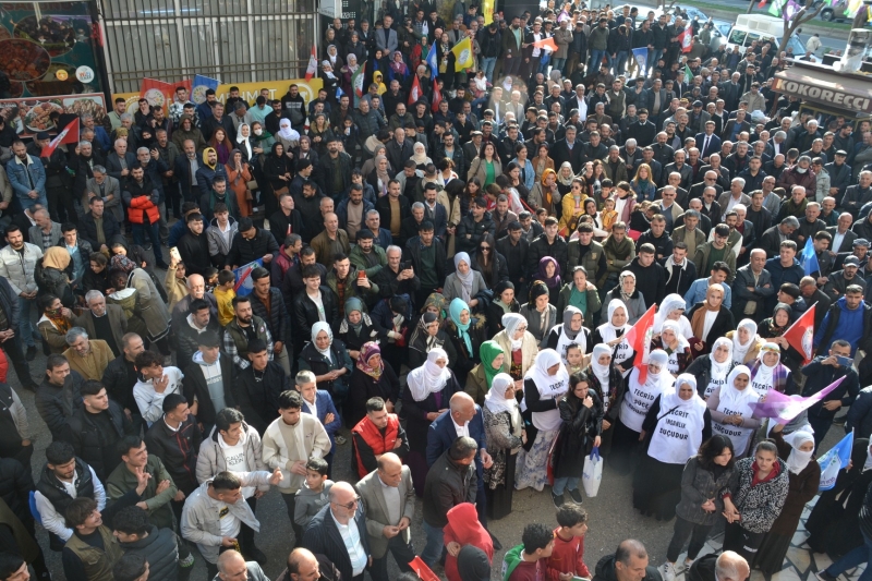 DEM Parti Beşiri ilçe tarafından merkezi seçim bürosu açılışı gerçekleştirildi