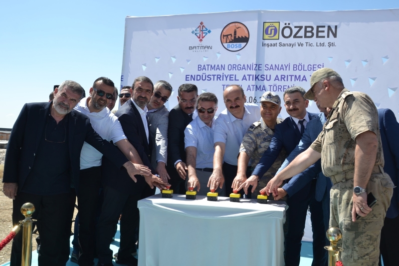 ENDÜSTRİYEL ATIK ARITMA TESİSİ’NİN TEMELİ ATILDI