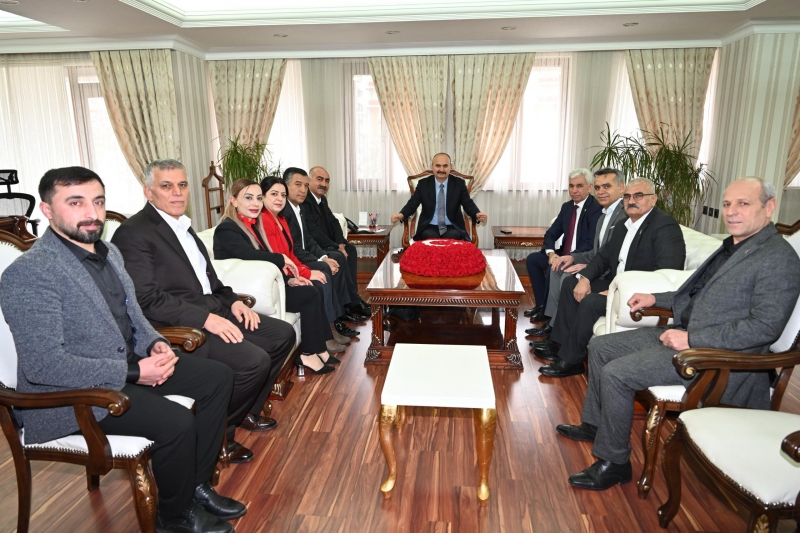 Esnaf ve Sanatkârlar Odası’ndan Vali Canalp’e Ziyaret