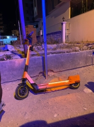 İZİNSİZ SCOOTER KULLANIMINA SUÇ DUYURUSU