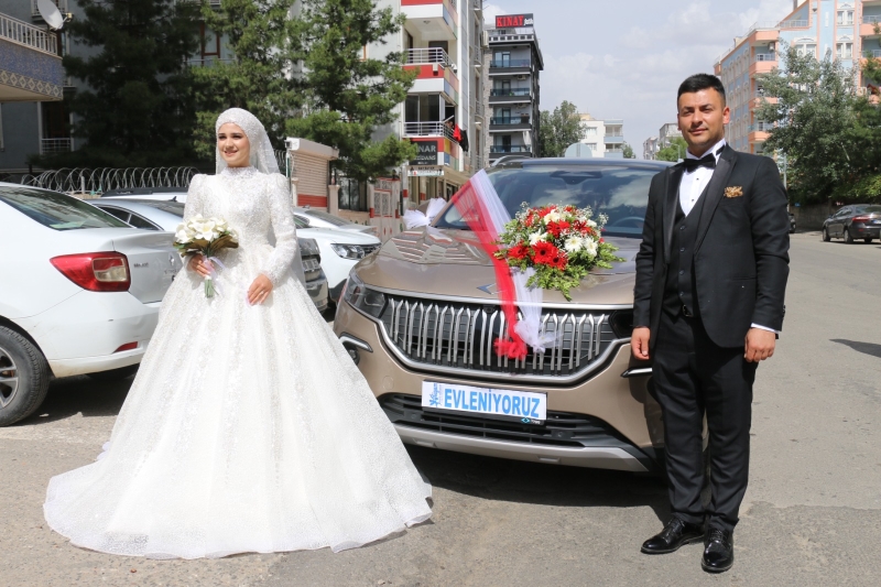 TÜRKİYE’NİN GURURU TOGG, GELİN ARACI OLDU