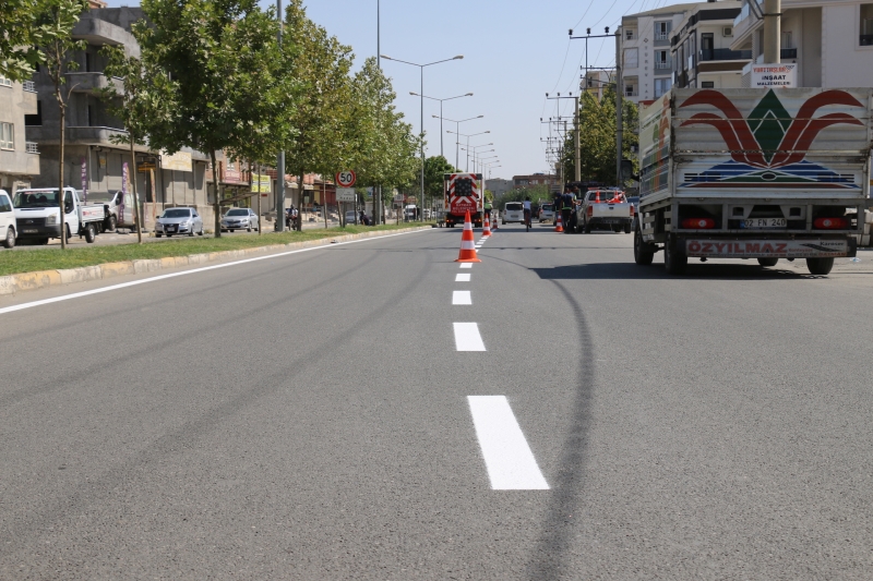 ULAŞIM, YOL ÇİZGİ ÇALIŞMALARINA AĞIRLIK VERİYOR