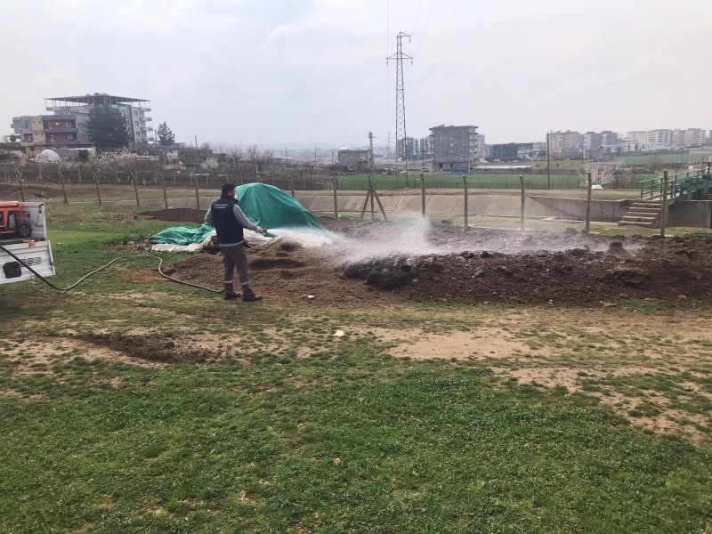 YILIN 365 GÜNÜ KESİNTİSİZ İLAÇLAMA YAPILIYOR