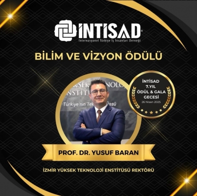 Beşiri'li Rektör Yusuf  Baran’a uluslararası Bilim ve Vizyon Ödülü
