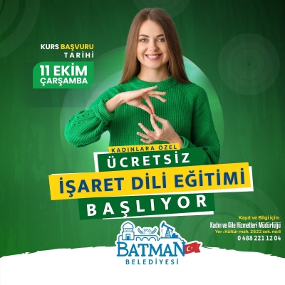 İŞARET DİLİ KAYITLARI 11 EKİM 2023 TARİHİNDE BAŞLIYOR