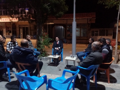 Kaymakam yılmaz vatandaşla akşam çayı