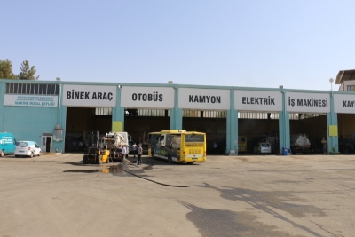 MAKİNE İKMAL TÜM BELEDİYE ARAÇLARINI BAKIMA ALDI